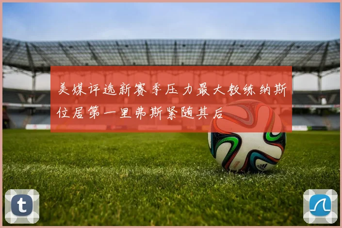 美媒评选新赛季压力最大教练纳斯位居第一里弗斯紧随其后